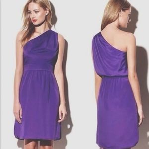 Vince Camuto Purple One Shoulder Dress EUC